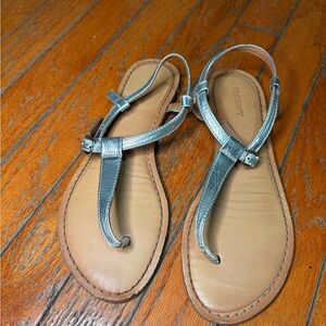 Matisse Metallic Silver Sandals